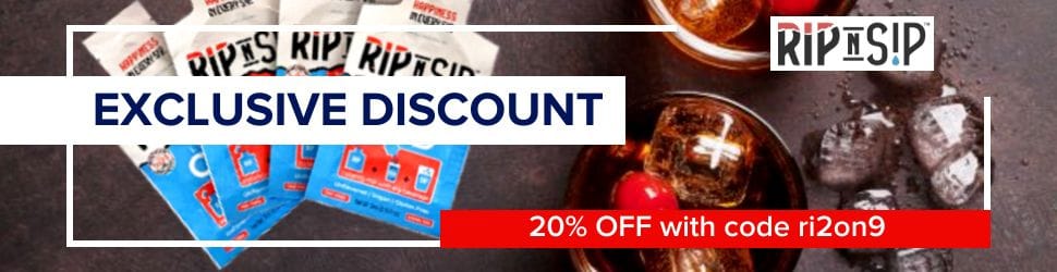 Rip N Sip 20% Off with code ri2on9